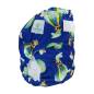 Preview: Blümchen PUL Taschenwindel Shell Klett Wasserfarben Kollektion (3-16kg)