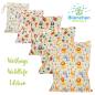 Preview: Blümchen waterproof nappy bag PUL Wildlife Edition