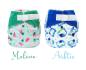 Preview: Blümchen All-in-One Bamboo OneSize Hook and Loop (3,5-15kg) watercolor Edition