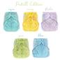 Preview: Blümchen diaper cover OneSize PUL YKK Snaps (Made in Turkey)