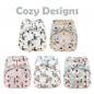 Preview: Blümchen 2in1 ECO shell OneSize Snap COZY (3-16kg) - recycled PES