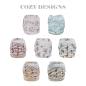 Preview: Blümchen All-in-One Bamboo OneSize Hook and loop (3,5-15kg) Cozy Designs (without core)