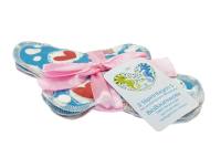 Blümchen wasserdichte Jersey-Slipeinlage/ Binde BIO 3er sortenrein Punkte Design