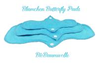 Blümchen BIO-Baumwoll Butterfly-Slipeinlage/ Binde 3er Größe M