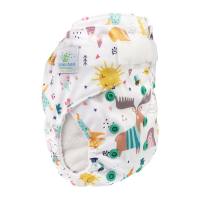 Blümchen PUL Taschenwindel Shell Klett Fantasy 2 (3-16kg)
