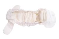 Blümchen Adult/ Junior 2in1 incontinence pant white - LARGE