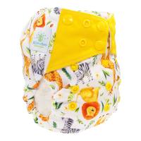 Blümchen All-in-One Bambus OneSize Druckknopf (3,5-15kg) Wildlife Edition