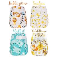 Blümchen diaper cover OneSize PUL Hook and Loop limited Edition