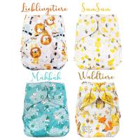 Blümchen diaper cover OneSize PUL Snap limited Edition