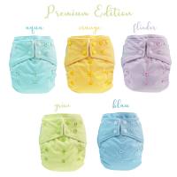 Blümchen All-in-One Bamboo OneSize Snap (3,5-15kg) pastels (Made in Turkey)