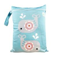 Blümchen Wetbag Nasstasche PUL mit Zip Cozy Motivprint