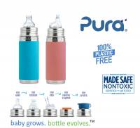 Purakiki Isolierflasche Trinklern 250ml (VPE 6)