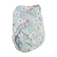 Blümchen OneSize PREFOLD Überhose Cozy Designs