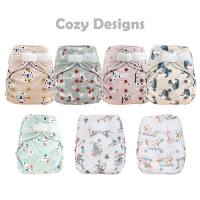 Blümchen OneSize Überhose PUL Kletter Cozy Designs (recycled Polyester)