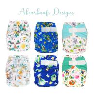 Blümchen Abverkaufsangebot 50 OneSize Überhose PUL (Abverkaufsdesigns)