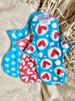 Blümchen Organic Cotton Butterfly panty liner 3pcs. Size S