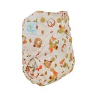 Preview: Blümchen OneSize Überhose PUL Drucki limited Edition (recycled Polyester)