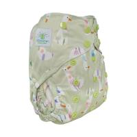 Preview: Blümchen OneSize Überhose PUL Drucki limited Edition (recycled Polyester)