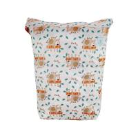 Blümchen wasserdichter Faltbodensack PUL limited Edition Größe L - recycled PES