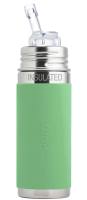 Purakikki Stainless steel insulated bottle 250ml with straw