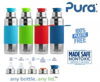 Pura Stainless steel Insulated Sport bottle 600ml Sleeve (1 pc)
