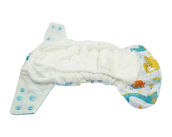 Blümchen All-in-One Bambus OneSize Druckknopf (3,5-15kg) Wildlife Edition