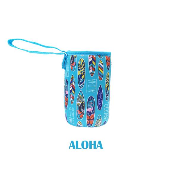Blümchen Neoprene Sleeve Flaschenhülle 120mm