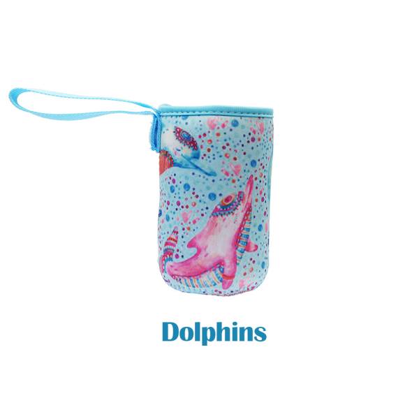 Blümchen Neoprene Sleeve Flaschenhülle 120mm