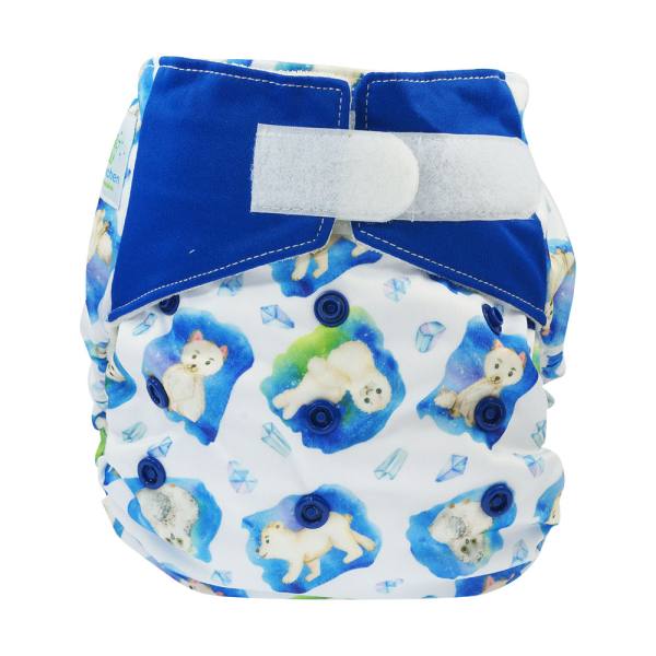 Blümchen All-in-One Bamboo OneSize Hook and Loop (3,5-15kg) watercolor Edition