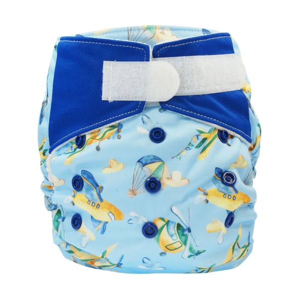 Blümchen All-in-One Bamboo OneSize Hook and Loop (3,5-15kg) watercolor Edition