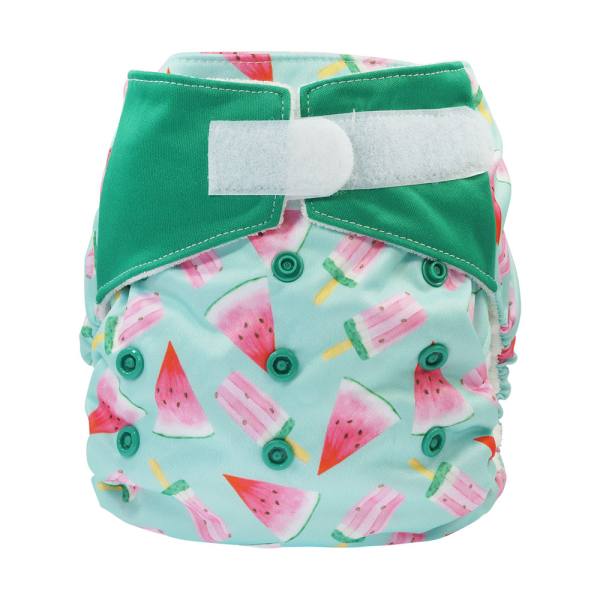 Blümchen All-in-One Bamboo OneSize Hook and Loop (3,5-15kg) watercolor Edition