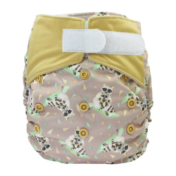 Blümchen All-in-One Bamboo OneSize Hook and Loop (3,5-15kg) watercolor Edition