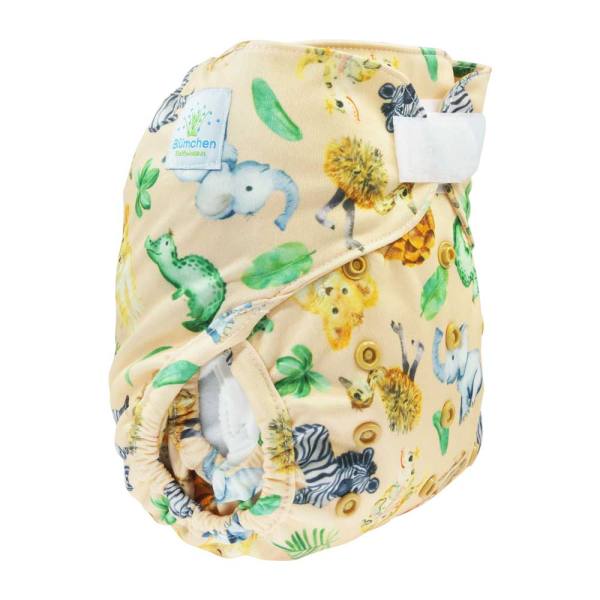 Blümchen OneSize Überhose PUL Kletter Wasserfarben Kollektion