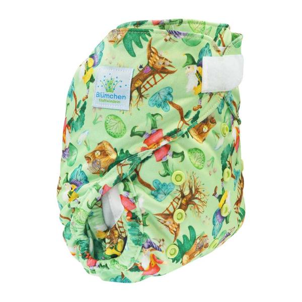 Blümchen OneSize Überhose PUL Kletter Wasserfarben Kollektion