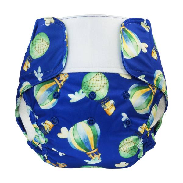 Blümchen diaper cover XL PUL Hook and Loop watercolor collection