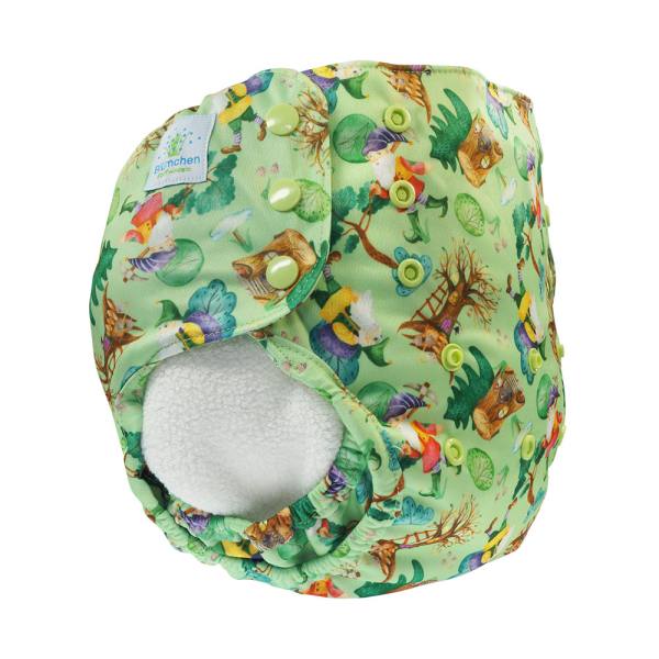 Blümchen diaper cover XL PUL Snaps