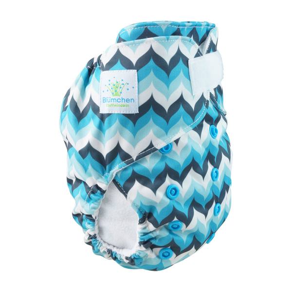 RNW Sale package 50 Blümchen Pocket diaper Shell (3-16kg) Geometric designs