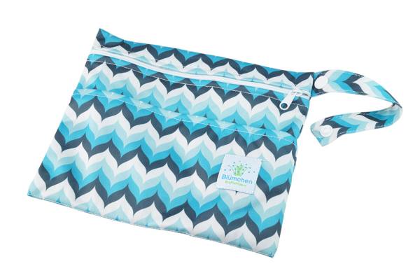Blümchen PUL Tasche für Slipeinlagen XS Wave