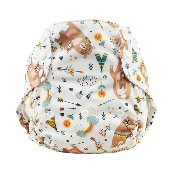 Blümchen diaper cover XL PUL Snaps Fantasy Edition