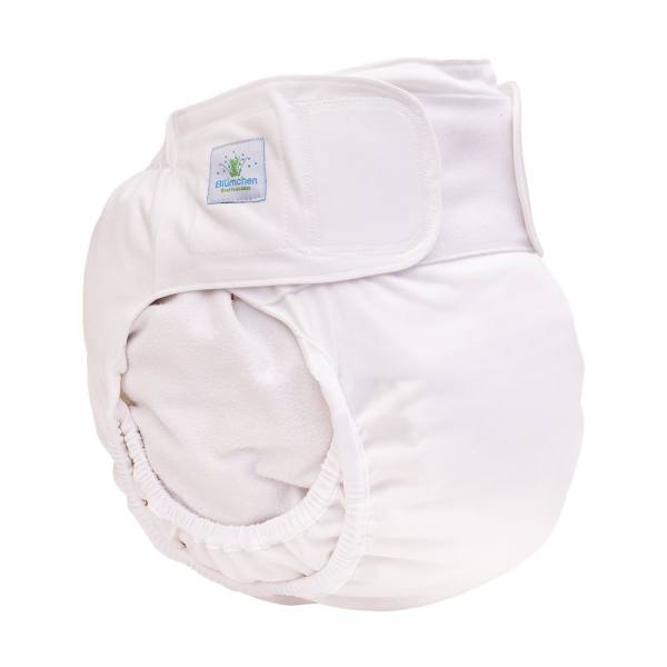 Blümchen Adult/ Junior 2in1 incontinence pant white - LARGE
