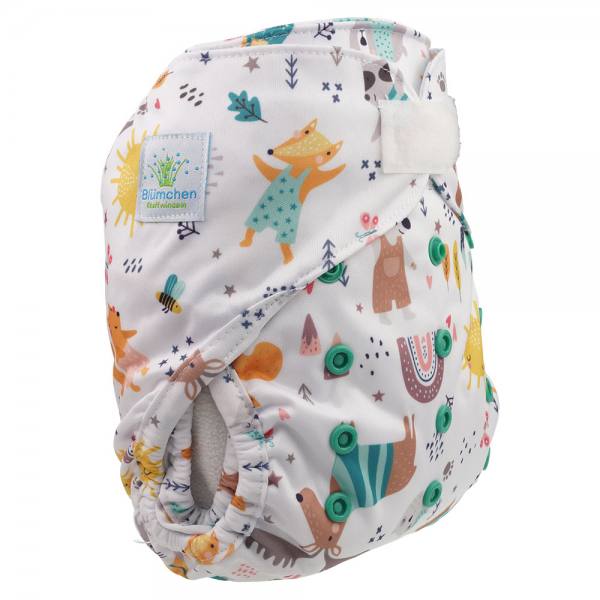 Blümchen Abverkaufsangebot 50 OneSize Überhose PUL (Abverkaufsdesigns)
