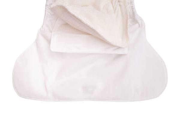 Blümchen Adult/ Junior 2in1 incontinence pant white - LARGE