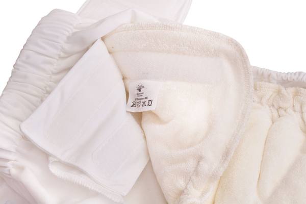 Blümchen Adult/ Junior 2in1 incontinence pant white - LARGE