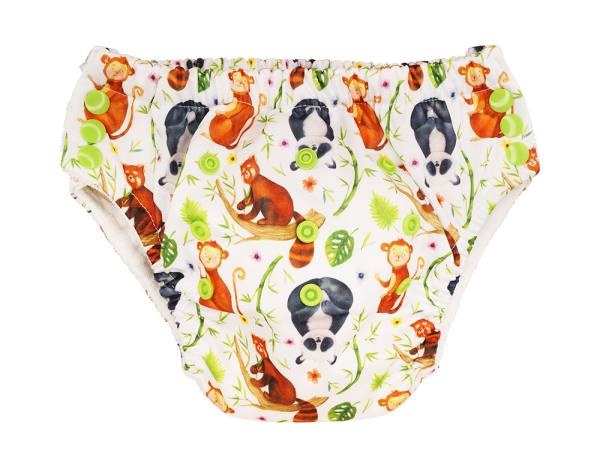 Blümchen training pant bamboo wildlife edition (3-5 Years)