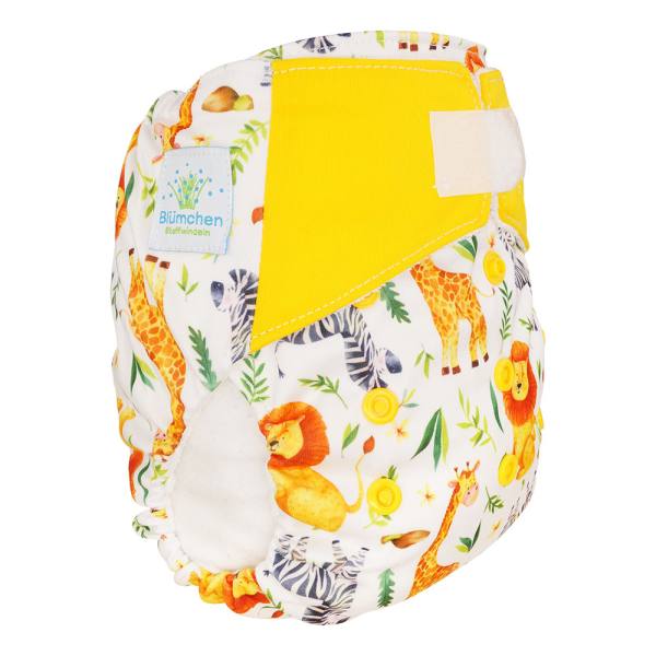 Blümchen All-in-One Bambus OneSize Kletter (3,5-15kg) Wildlife Edition