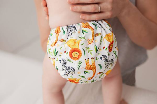 Blümchen All-in-One Bambus OneSize Kletter (3,5-15kg) Wildlife Edition