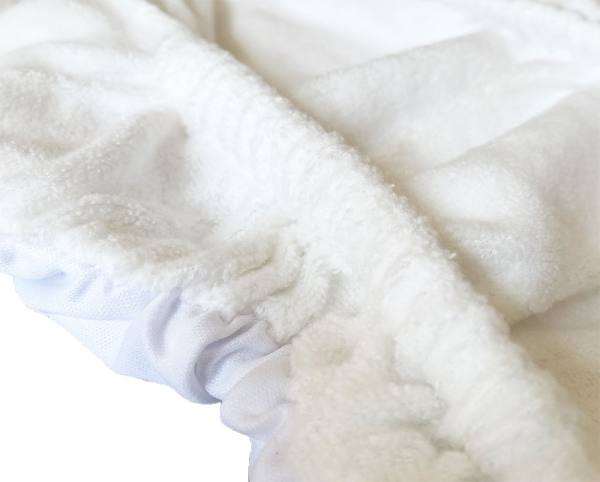 Blümchen Premium Taschenwindel BioBaumwolle Drucki WEISS (3-16kg) 5 Stück