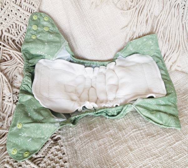Blümchen 2in1 ECO shell OneSize Snap FLORAL (3-16kg) - recycled PES