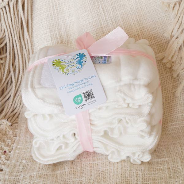 Blümchen "Kuschel" SLIMFIT 2in1 insert Organic Cotton (5 pcs.)