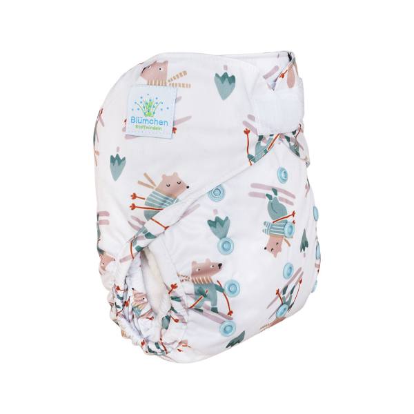 Blümchen 2in1 ECO shell OneSize Hook COZY (3-16kg) - recycled PES